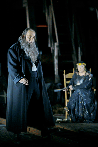 Wotan et Fricka (Acte II) © Bayreuther Fespiele/Enrico Nawrath